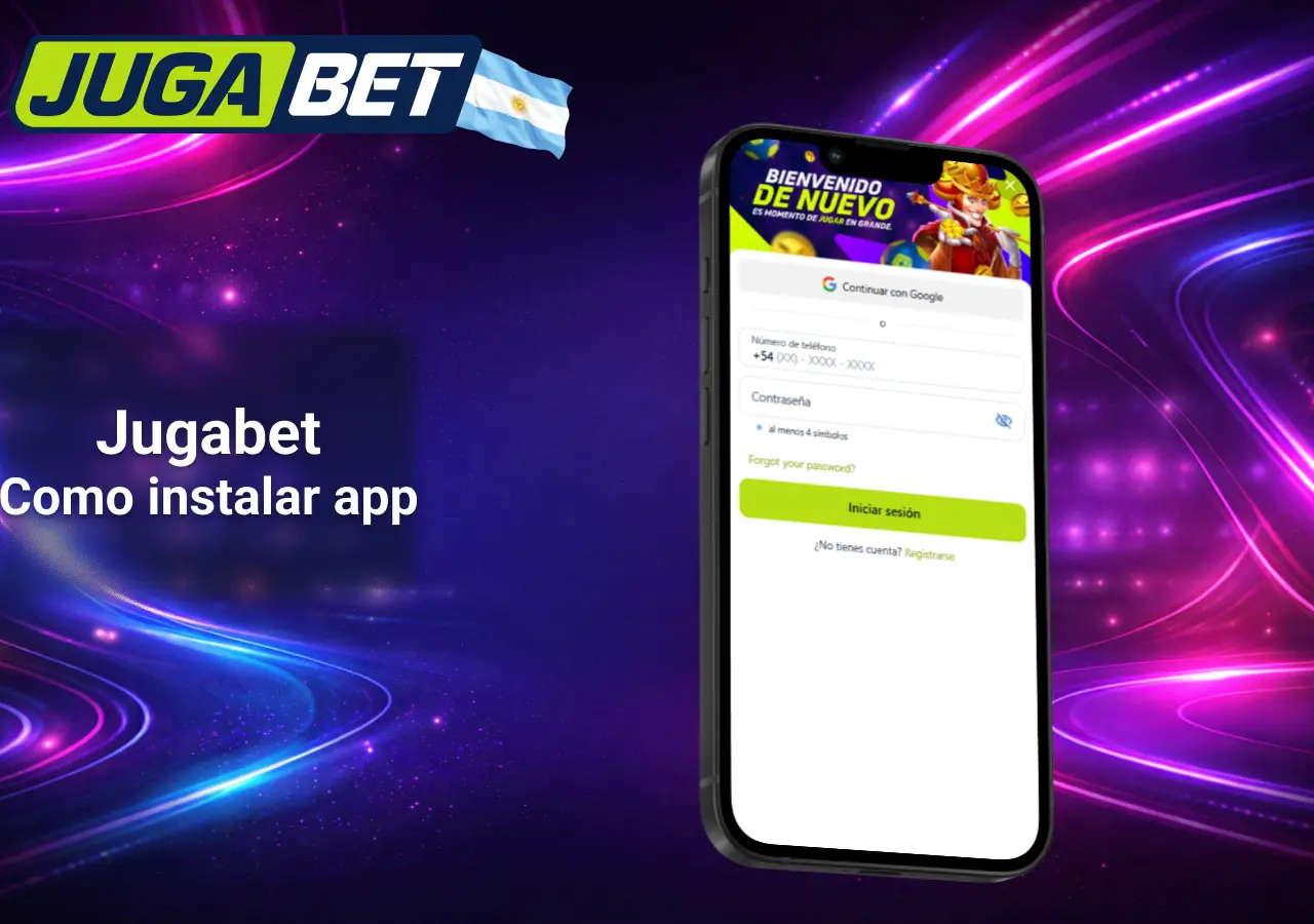 Jugabet Argentina cómo instalar la aplicación móvil paso a paso en Android y iOS